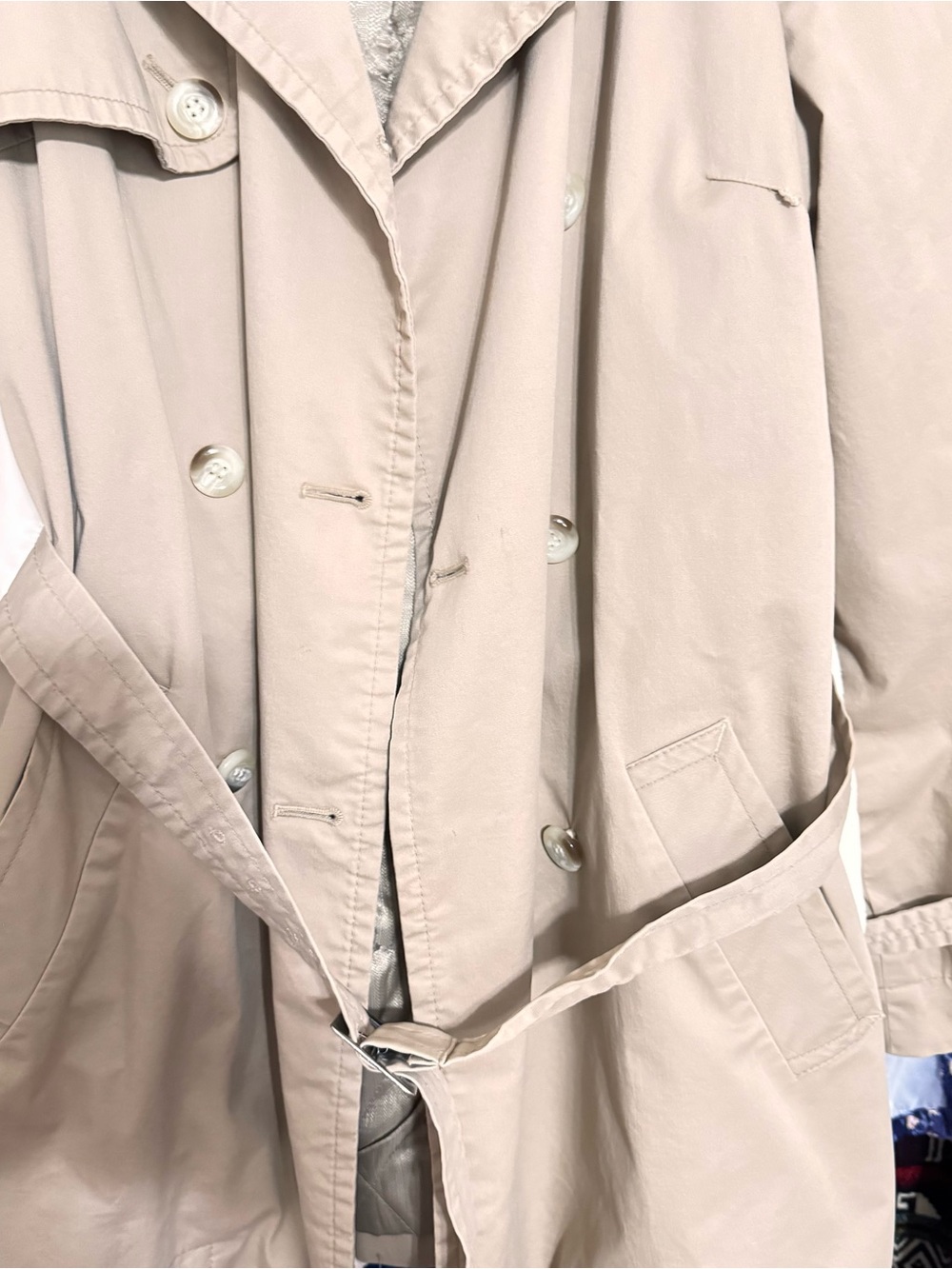 The Limited Men's Trench Coat in Light Taupe